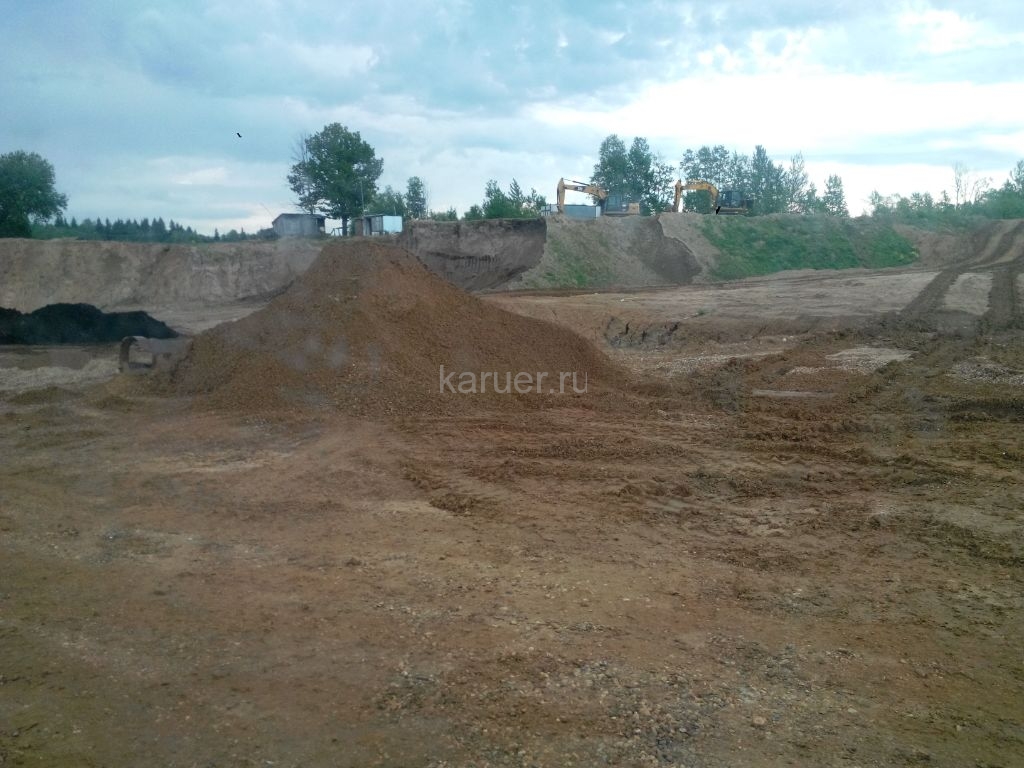 Карьер Большое Снопово песок