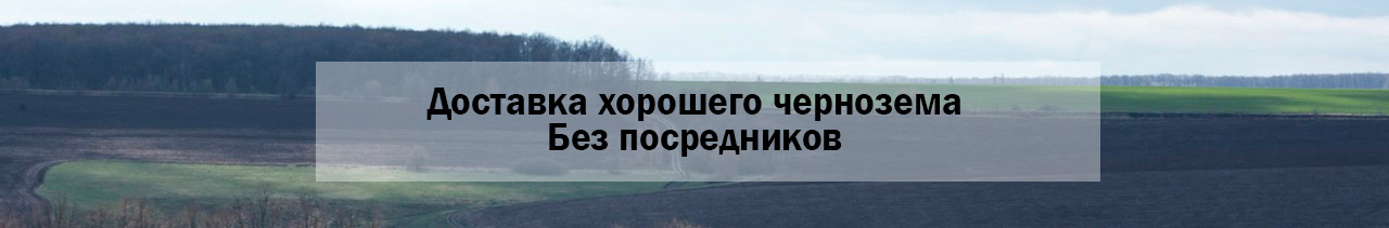 доставка чернозема в Воронеже